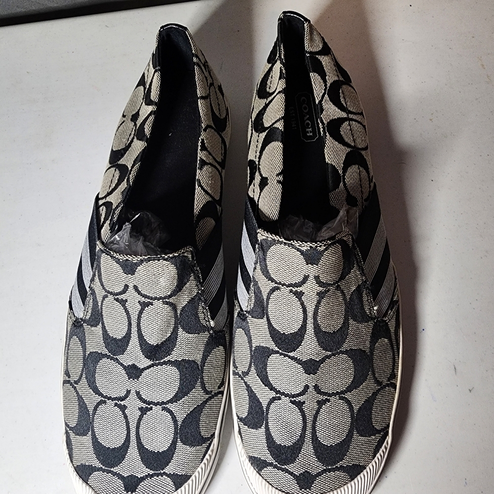 Coach Black and White Athletic Shoes - Picture 2 of 6